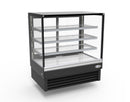 NORTH AIR 48" SQUARE GLASS 3 TIER PASTRY DISPLAY REFRIGERATOR ( FRONT OPEN GLASS )