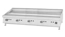 60" Chrome Plated 5-Burner Countertop Griddle