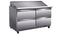 North-Air NA-S60M-4D Double Door 61" Mega Top Sandwich cooler with drawers