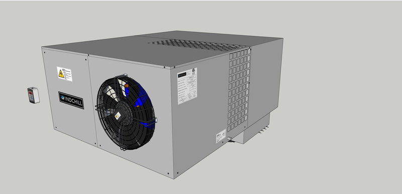 Walk in Cooler Self contained (Top mounted, pre-charged) refrigeration system