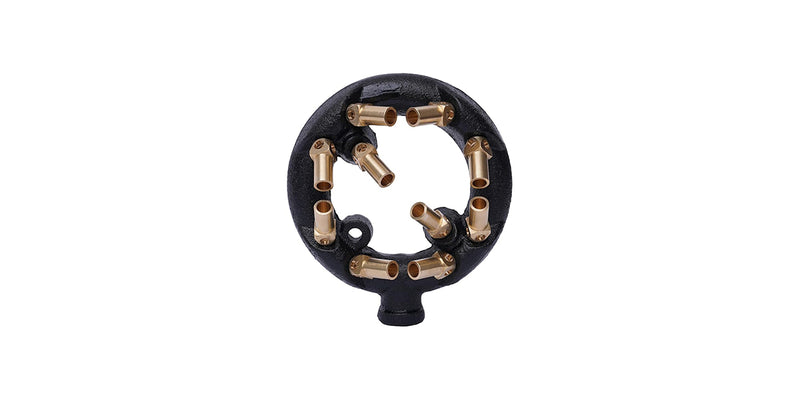 Jet Burner for Chinese Wok Range - 10 Brass Tips, Natural gas