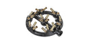 Jet Burner for Chinese Wok Range - 23 Brass Tips, Natural gas / Propane