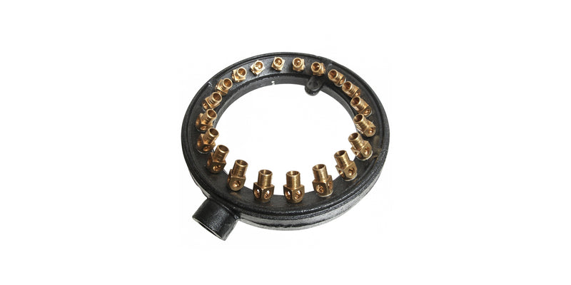 Speed Jet Burner For Chinese Wok Range - 20 Brass Tips, Natural Gas
