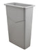 20 Gallon (75 Liter) Polyethylene Gray Recycling Trash Container - 43299