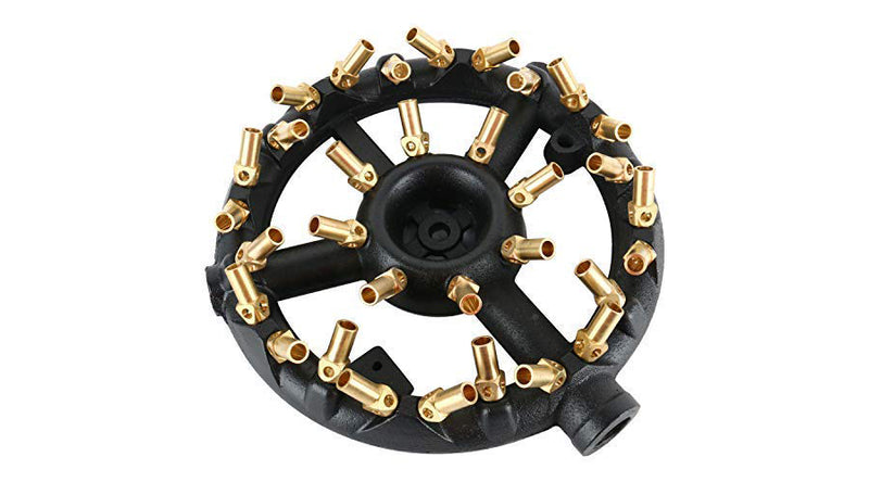 Jet Burner For Chinese Wok Range - 32 Brass Tips, Natural gas
