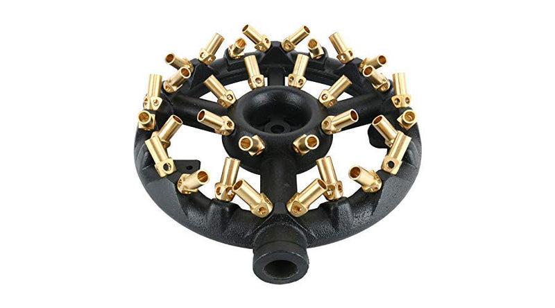 Jet Burner For Chinese Wok Range - 32 Brass Tips, Natural gas