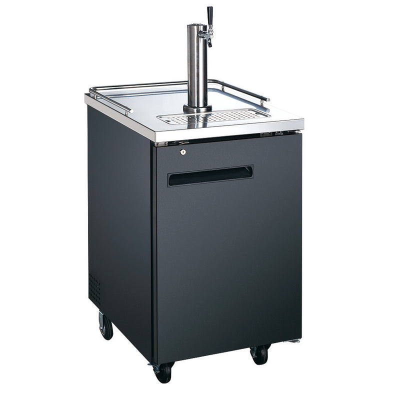 Single Door 24" Wide Keg Beer Dispensing Cooler - OMCAN, 50066