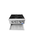 Atosa ACHP-4 Natural Gas/Propane 4 Burner Hot Plate - 32,000 BTUs Per Burner