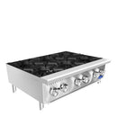 Atosa ACHP-6 Natural Gas/Propane 6 Burner Hot Plate - 32,000 BTUs Per Burner