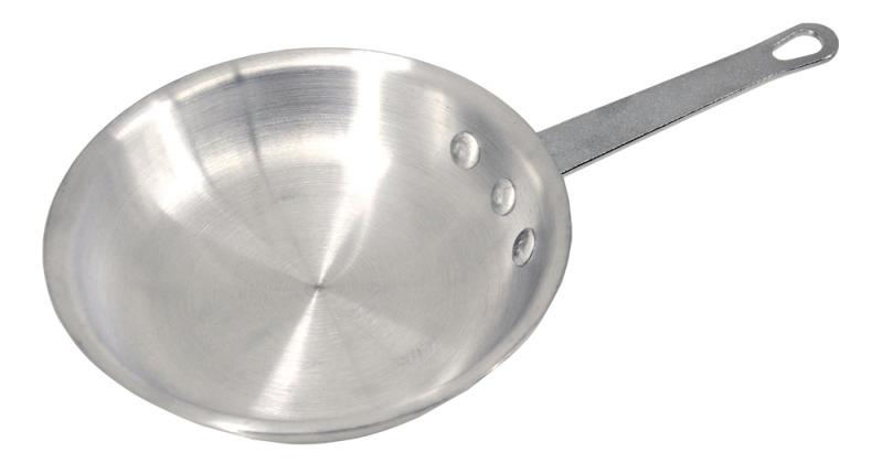 Aluminum fry pan - Natural finish, Various sizes