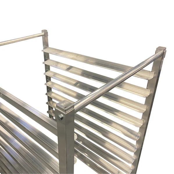 Aluminum Half size 10-Tier Sheet Pan Rack, 3″ Spacing - Solid Top, APRT-10KD