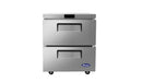 Atosa 27.5" Undercounter Freezer with 2 Solid drawers
