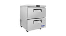 Atosa AUR27D2 27.5" Undercounter cooler with 2 Solid drawers