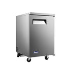 Atosa MBB23GR Stainless Steel 23" Single Door Back Bar Cooler - Various Configurations