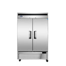 Atosa MBF8503GR 54" Wide Bottom Mount Double Solid Door Stainless Steel Freezer