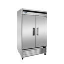 Atosa MBF8503GR 54" Wide Bottom Mount Double Solid Door Stainless Steel Freezer