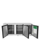Atosa MBB90GR Stainless Steel 90" Triple Door Back Bar Cooler - Various Configurations