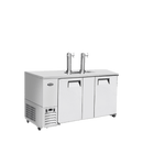 Atosa MKC68GR 68″ Stainless Steel Double Door Keg Cooler/Beer Dispenser Refrigerator