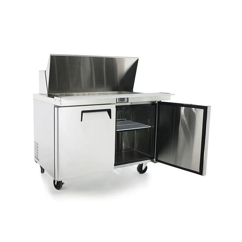 Atosa MSF8306GR Double Door 48" Refrigerated Mega Top Sandwich Prep Table