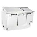 Atosa MSF8308 72" Mega Top 3-Door Sandwich Prep Table