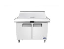 Atosa MSF8306GR Double Door 48" Refrigerated Mega Top Sandwich Prep Table