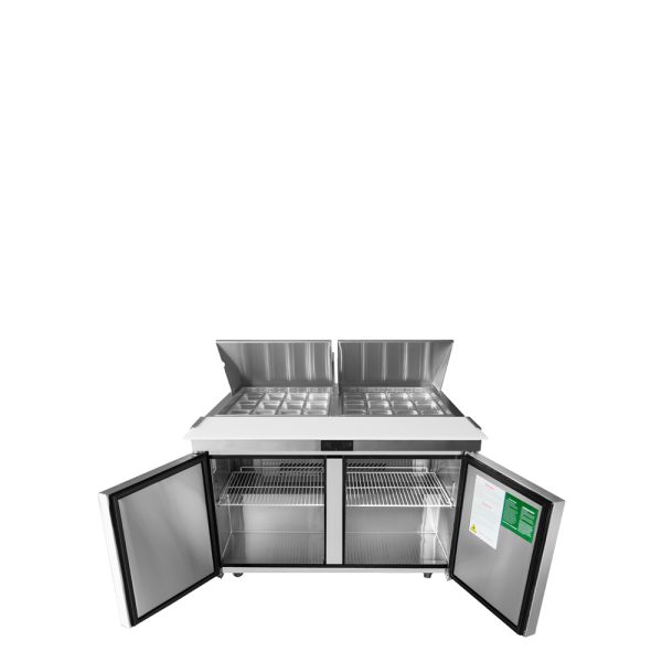 Atosa MSF8307GR Double Door 60" Refrigerated Mega Top Sandwich Prep Table