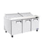 Atosa MSF8308GR Triple Door 72" Refrigerated Mega Top Sandwich Prep Table