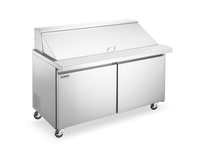 Aurora 60″ Mega Top Refrigerated Prep Table - 59051