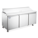 Aurora 70″ Mega Top Refrigerated Prep Table - 59130