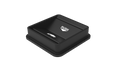 Black Swing Lid for Square Trash Can