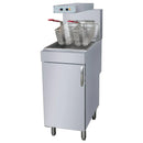 French fry dump station with heat lamp - VX-15