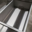 French fry dump station with heat lamp - VX-15