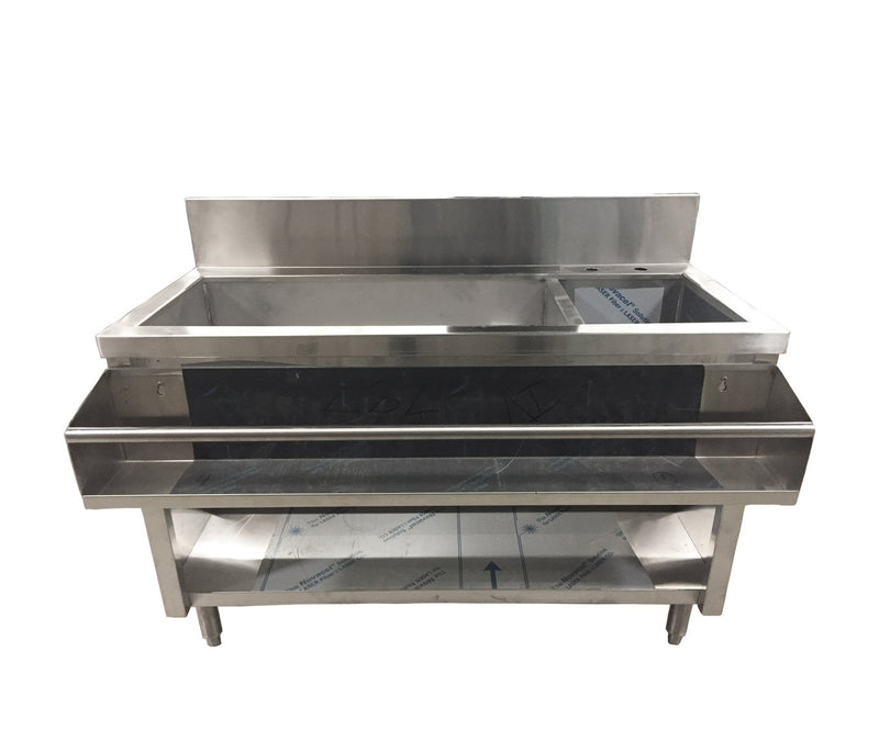 42" Cocktail bar sink with bar rail - CS42