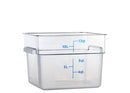 Square Food Storage Containers - Clear