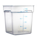Square Food Storage Containers - Clear