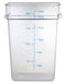 Square Food Storage Containers - Clear