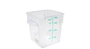 Square Food Storage Containers - Clear