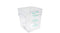 Square Food Storage Containers - Clear