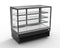 NORTH AIR 60" SQUARE GLASS 3 TIER PASTRY DISPLAY REFRIGERATOR ( FRONT OPEN GLASS )