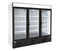 North Air NA-HGD72F Triple Door 81" Wide Glass Display freezer