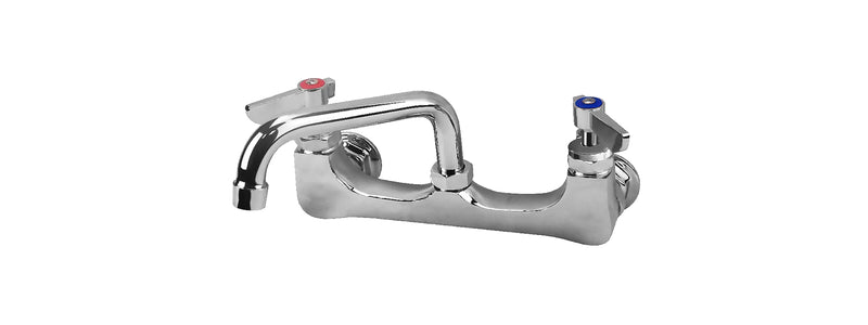 8" center wall mount faucet - Heavy duty, Various sizes
