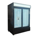 Double glass door cooler - LG-1400GS, 48cu/ft