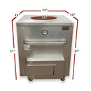 Morni T02 Tandoor oven - 32"x32", 100,000 BTU