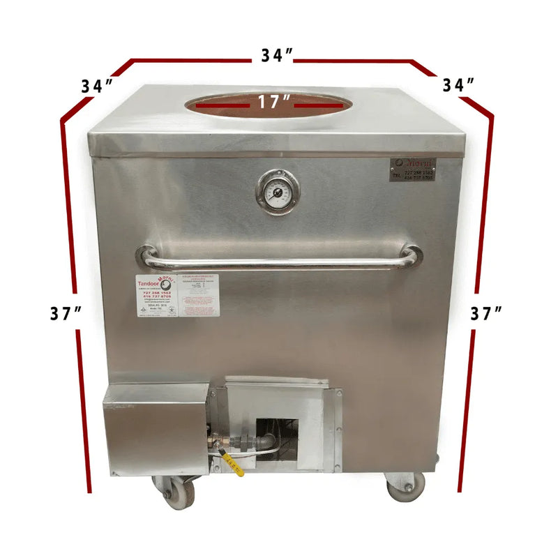 Morni T04 Tandoor oven - 34"x34", 100,000 BTU