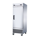 OMCAN Single Solid Door 29" Wide Stainless Steel Refrigerator