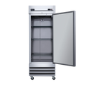 OMCAN Single Solid Door 29" Wide Stainless Steel Refrigerator