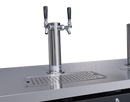 OMCAN 50065 Triple Door 73" Wide Keg Beer Dispensing Cooler