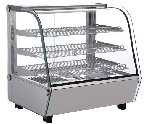 Curved Glass Display 27" Food Warmer