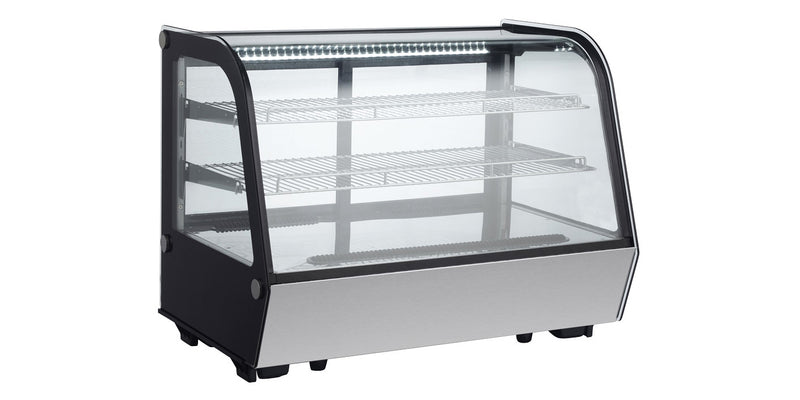 Counter Top 35" Curved Glass Refrigerated Pastry Display Case