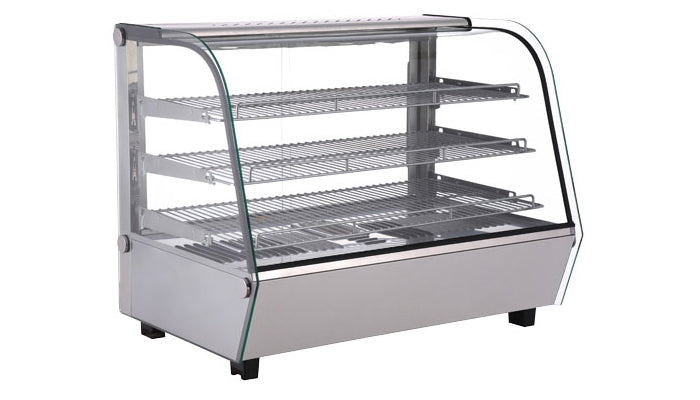 Curved Glass Display 34" Food Warmer